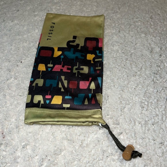 Fossil Vintage Drawstring Bag NWOT - Picture 2 of 5